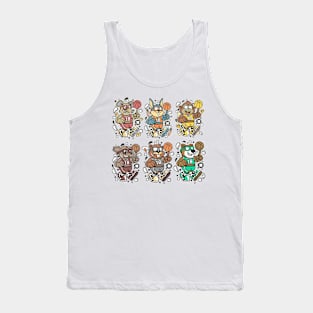 basketball animal collection Tank Top